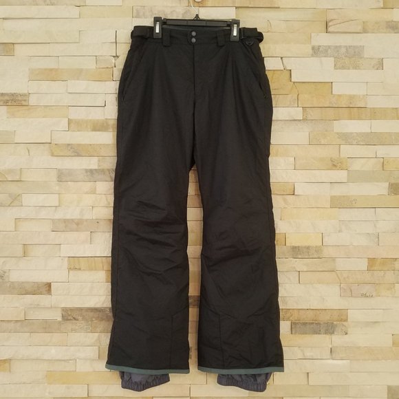 Columbia Snow Pants Womens Small Black Ski Bibs Snowboard Winter